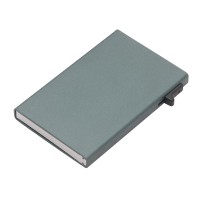 Картхолдер "Florence" с RFID- защитой из алюминия, цвет оружейной стали