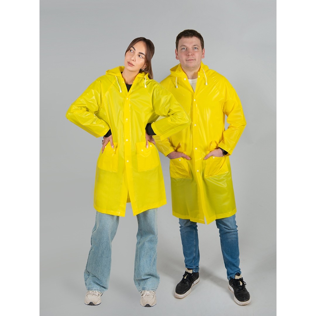 Дождевик «Hawaii pro» c чехлом унисекс, белый