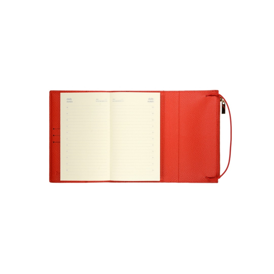 Ежедневник недатированный  А5- "Dolce Vita"  (красный)