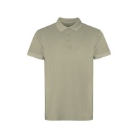 Рубашка поло «Cobain» унисекс, светлый хаки выстиранный