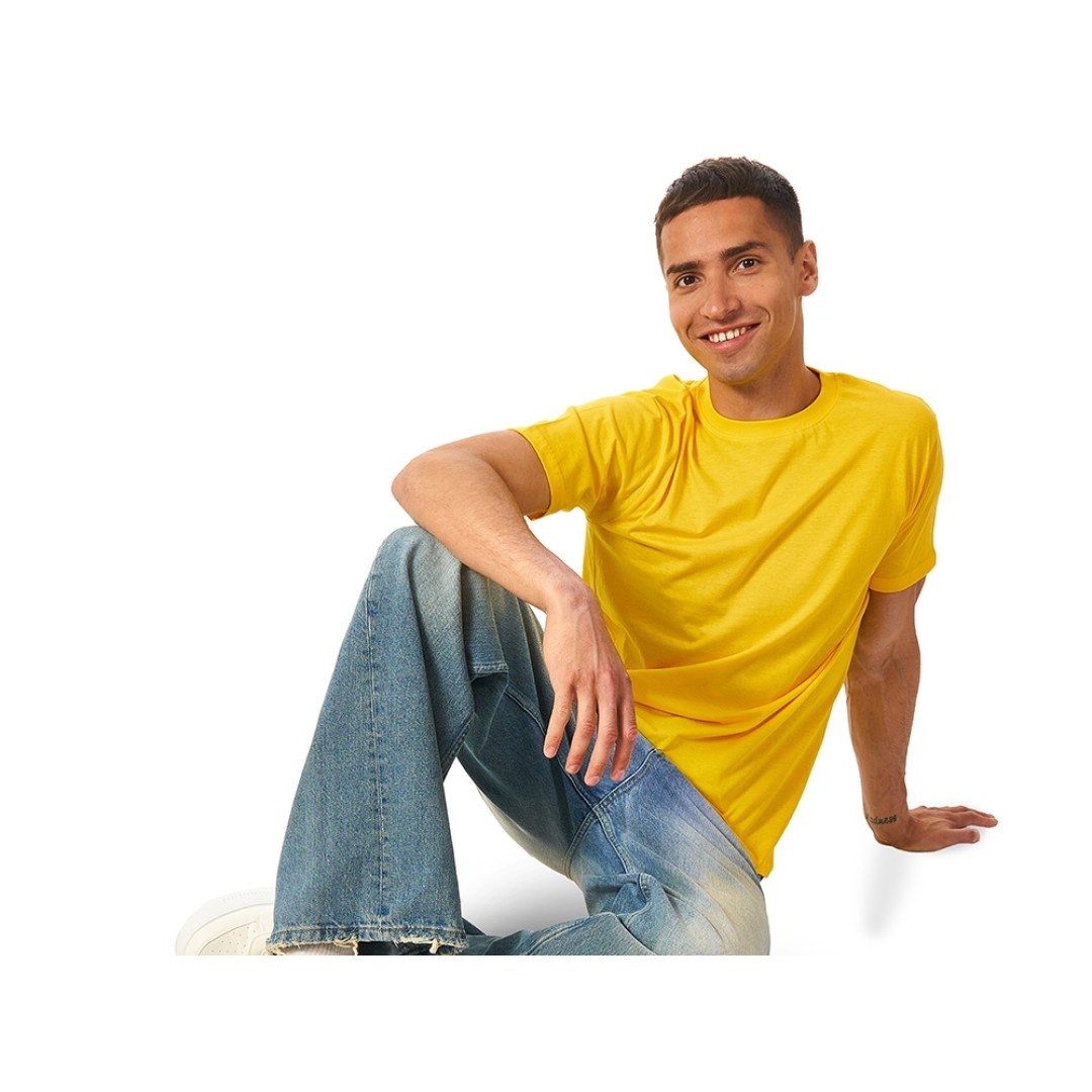 Футболка "Super club" мужская, желтый