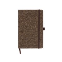 Блокнот из кофейных зерен А5 "Coffee notes", твердая обложка, 80 листов 70 гр/м2 белой бумаги, кофейный