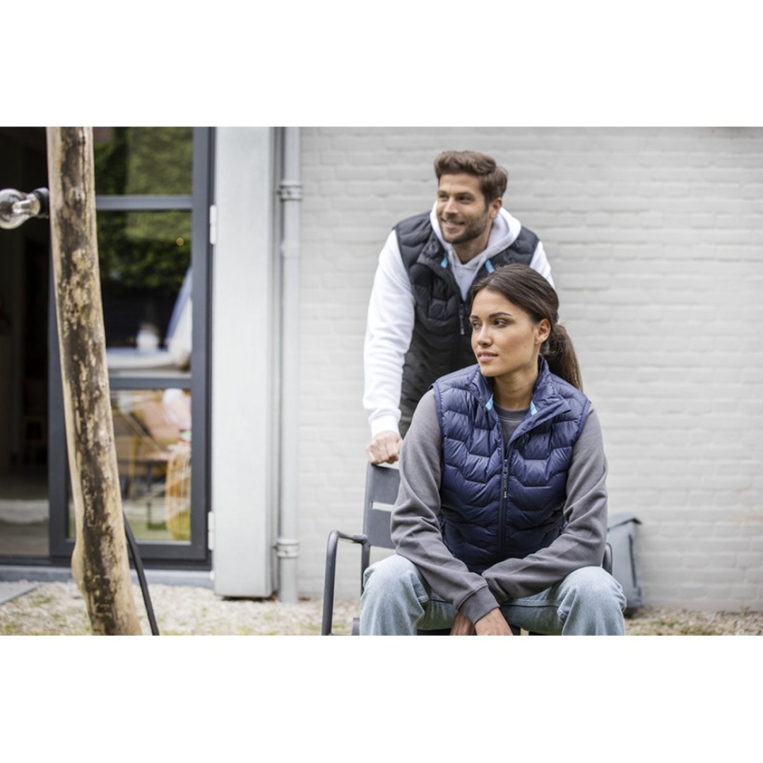 Женская утепленная телогрейка Epidote из материалов, переработанных по стандарту GRS - Storm grey