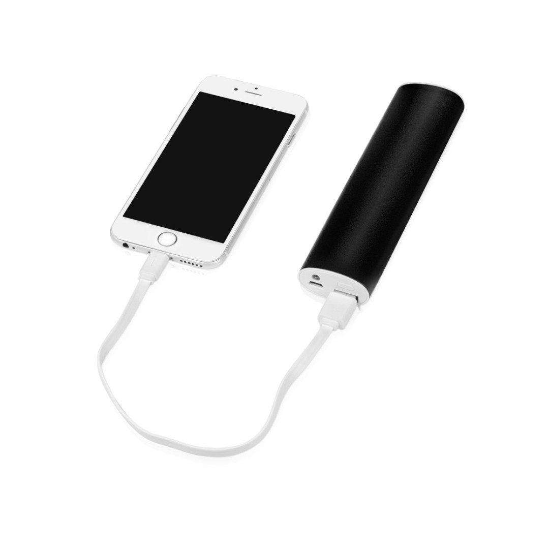 Портативное зарядное устройство "Спайк", 8000 mAh, черный