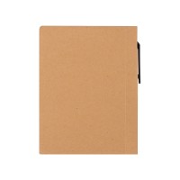 Набор канцелярский с блокнотом и ручкой "Samui", бежевый