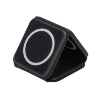 Беспроводное зарядное устройство 3-в-1 «Road», 15 Вт, черный