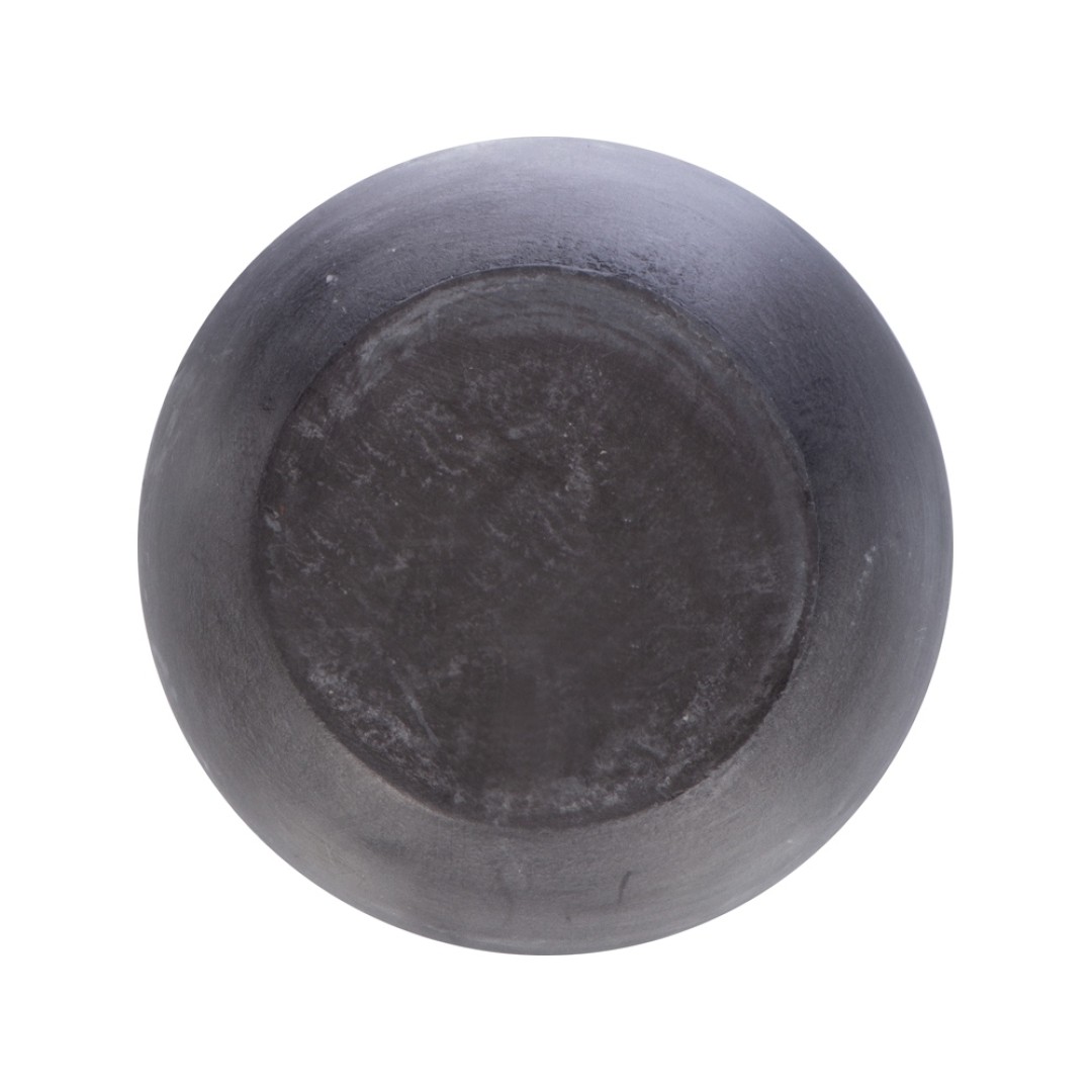 Круглая свечка в бетоне, фитиль дерево, oud wood