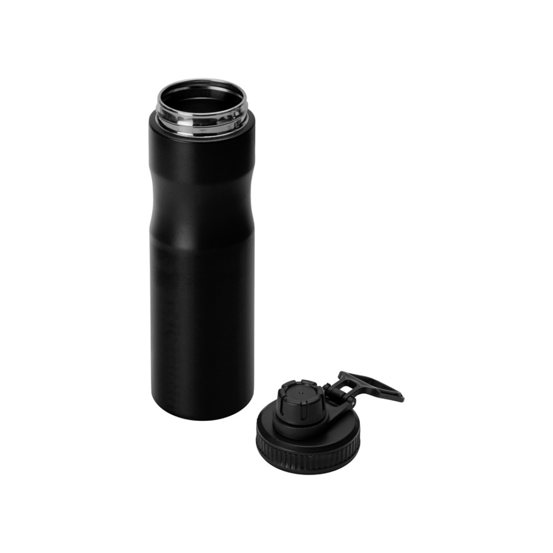 Бутылка для воды «Supply» Waterline, нерж сталь, 850 мл, черный