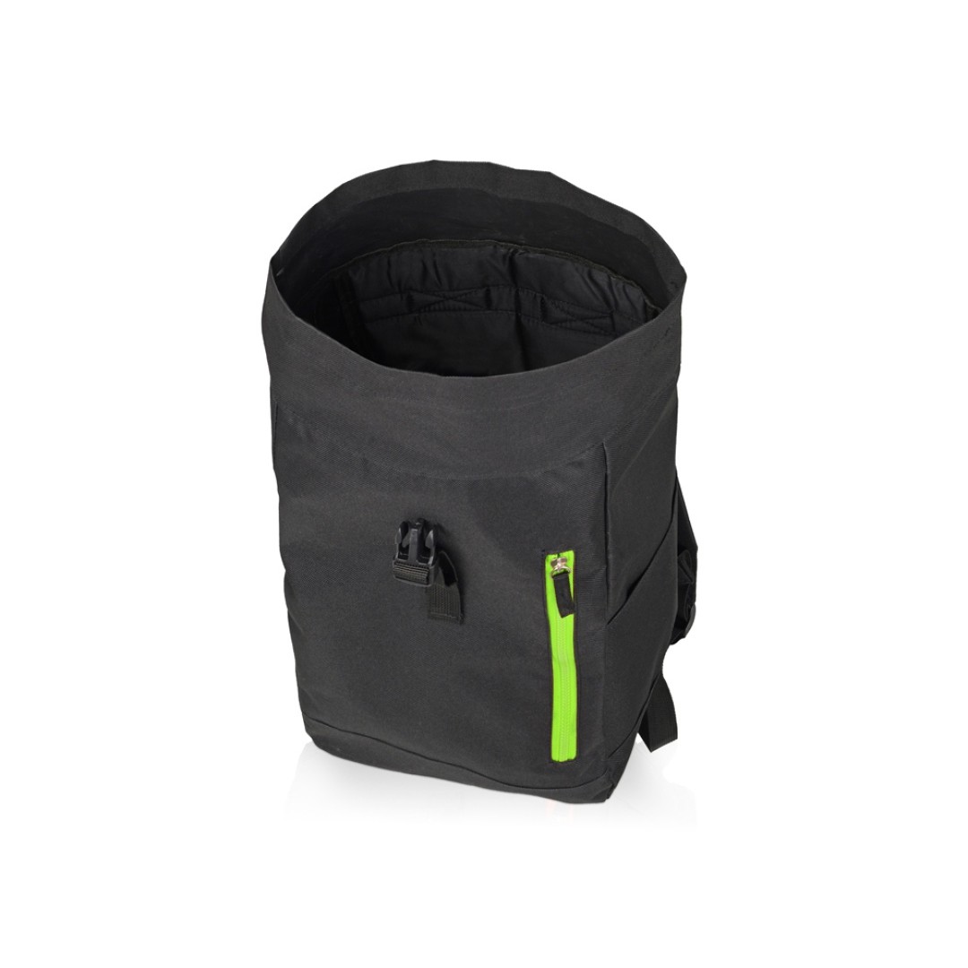 Рюкзак «Hisack», черный/зеленое яблоко