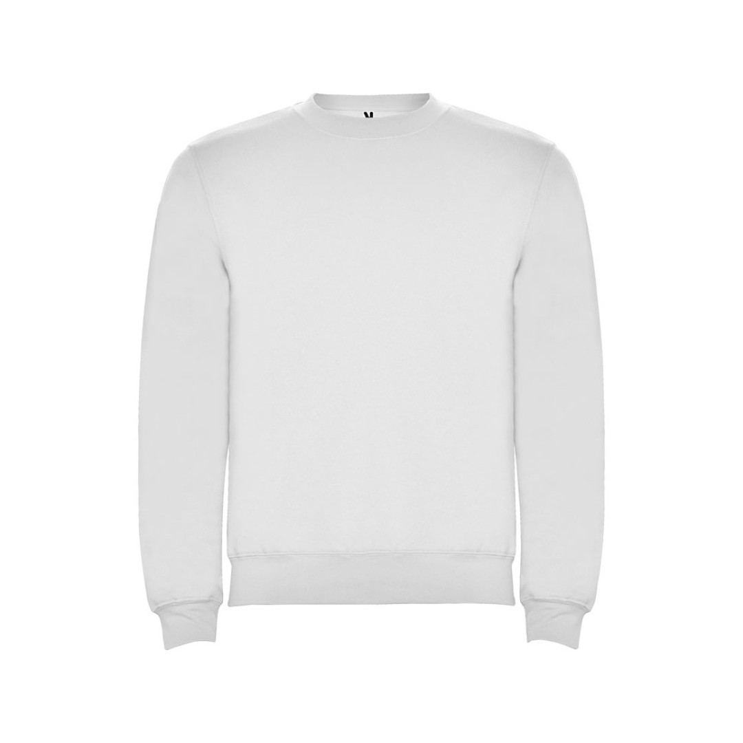 Свитшот с начесом "Clasica" унисекс, белый