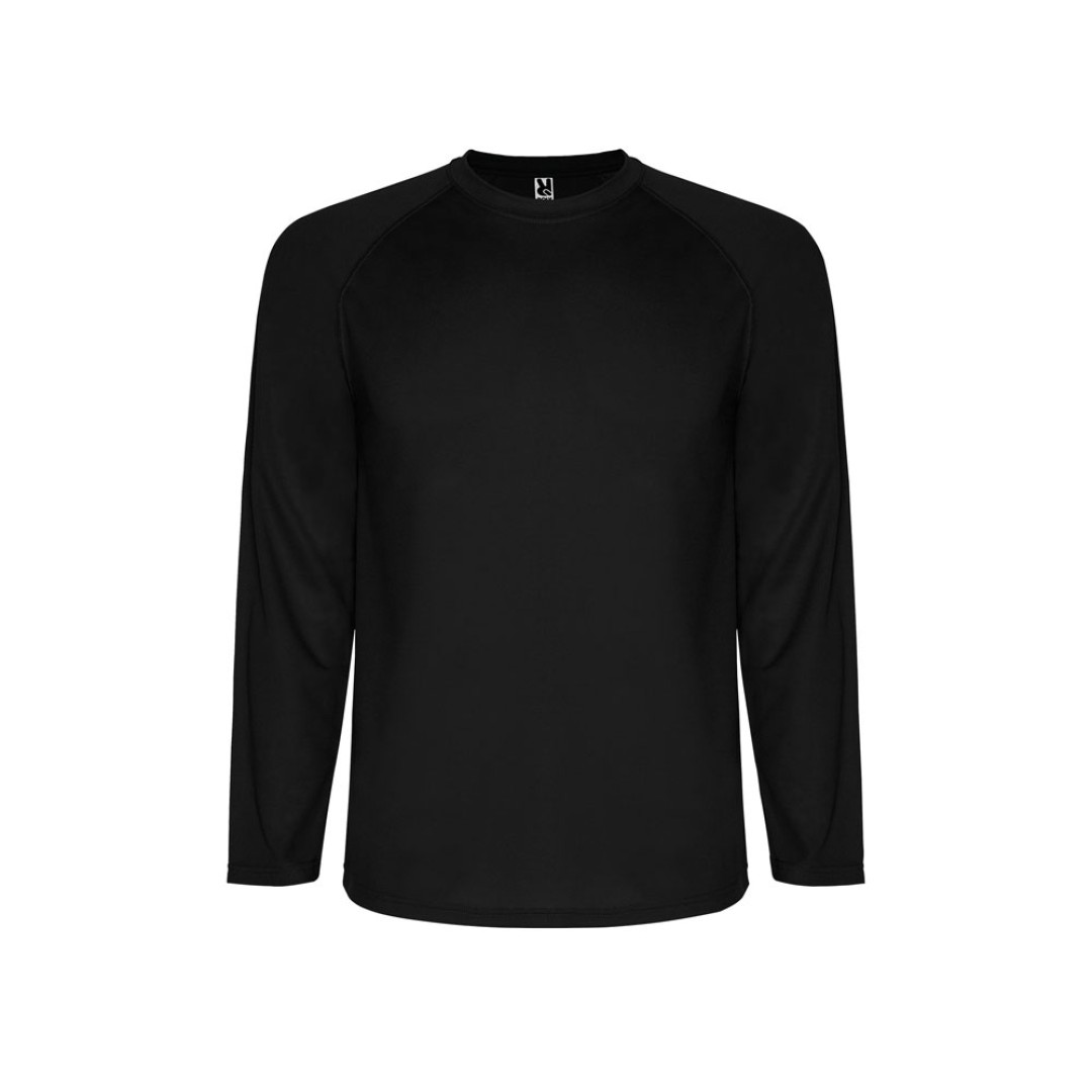 Футболка "Montecarlo " мужская с длинным рукавом, черный