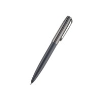 Ручка металлическая шариковая "Napoli", серый/вороненая сталь