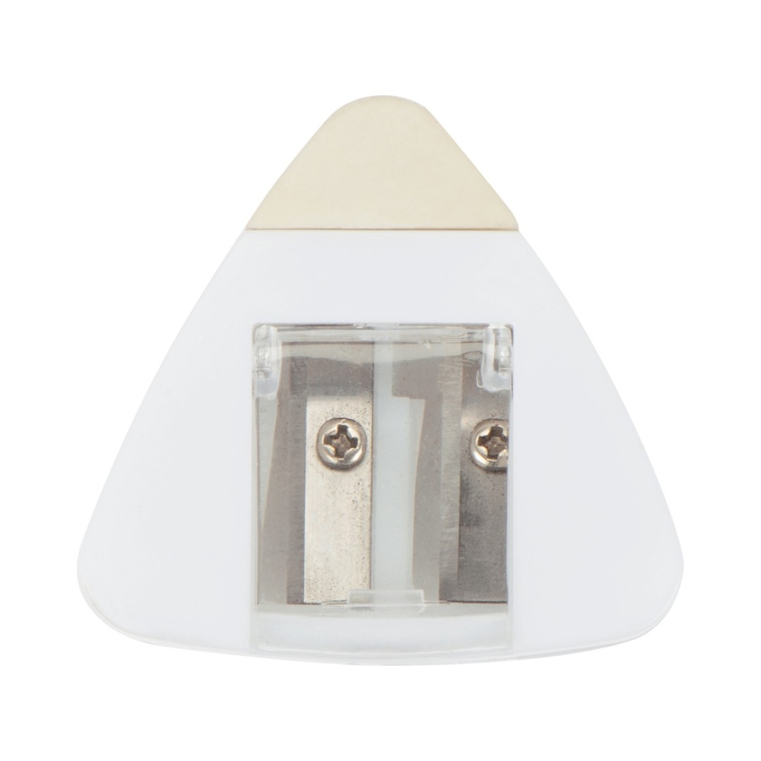 Точилка с ластиком "Easy duo", белый