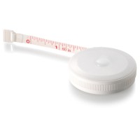 Рулетка "Button", 1,5 м, белый