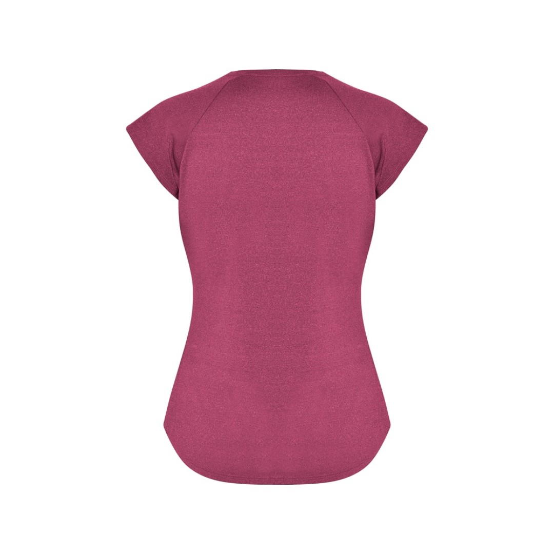 Футболка "Avus" женская, меланжевый фуксия