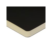 Скетчбук "Sketch & Art" в мягком переплете 179х250 мм, 80 л. бежевой бумаги 100 гр., черный