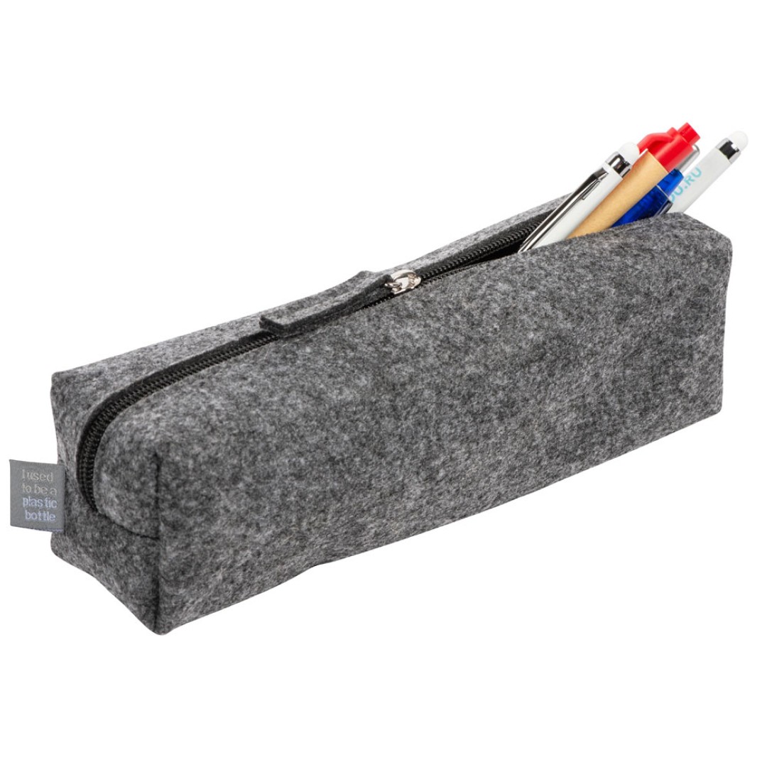 Пенал "Felt" из RPET-фетра, серый