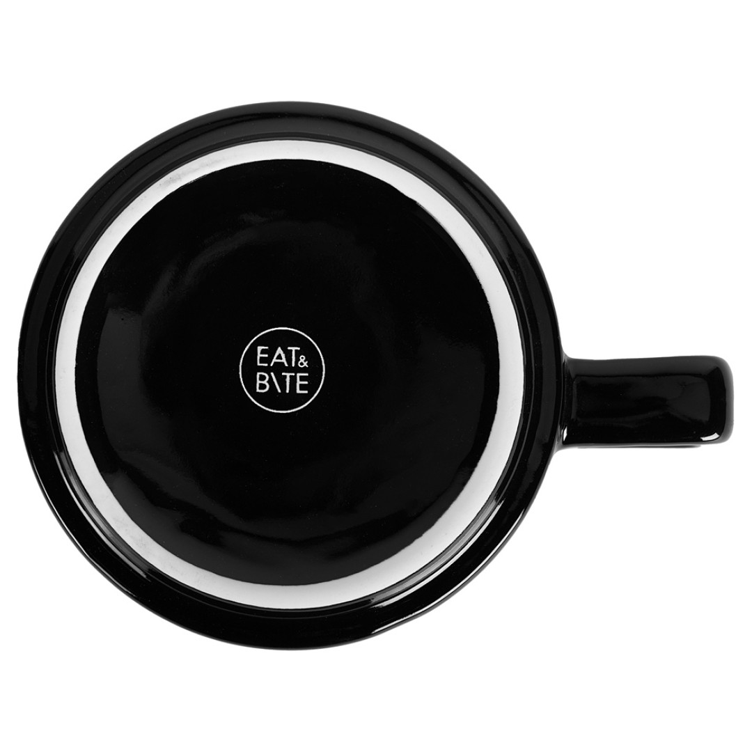 Набор чашка с бамбуковым блюдцем "Sheffield", черный