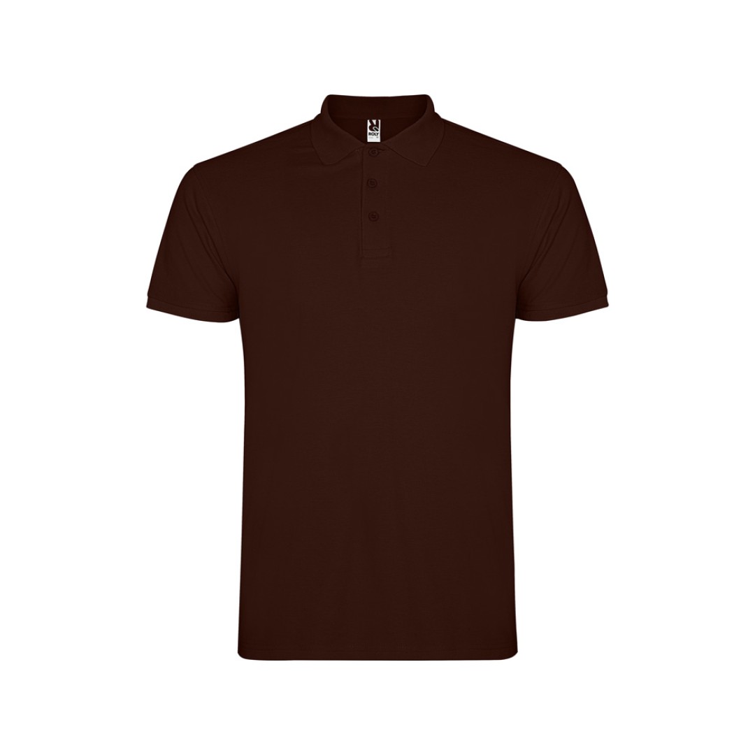 Рубашка поло "Star" мужская, шоколадный