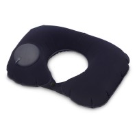 Подушка под шею с помпой Push, синий