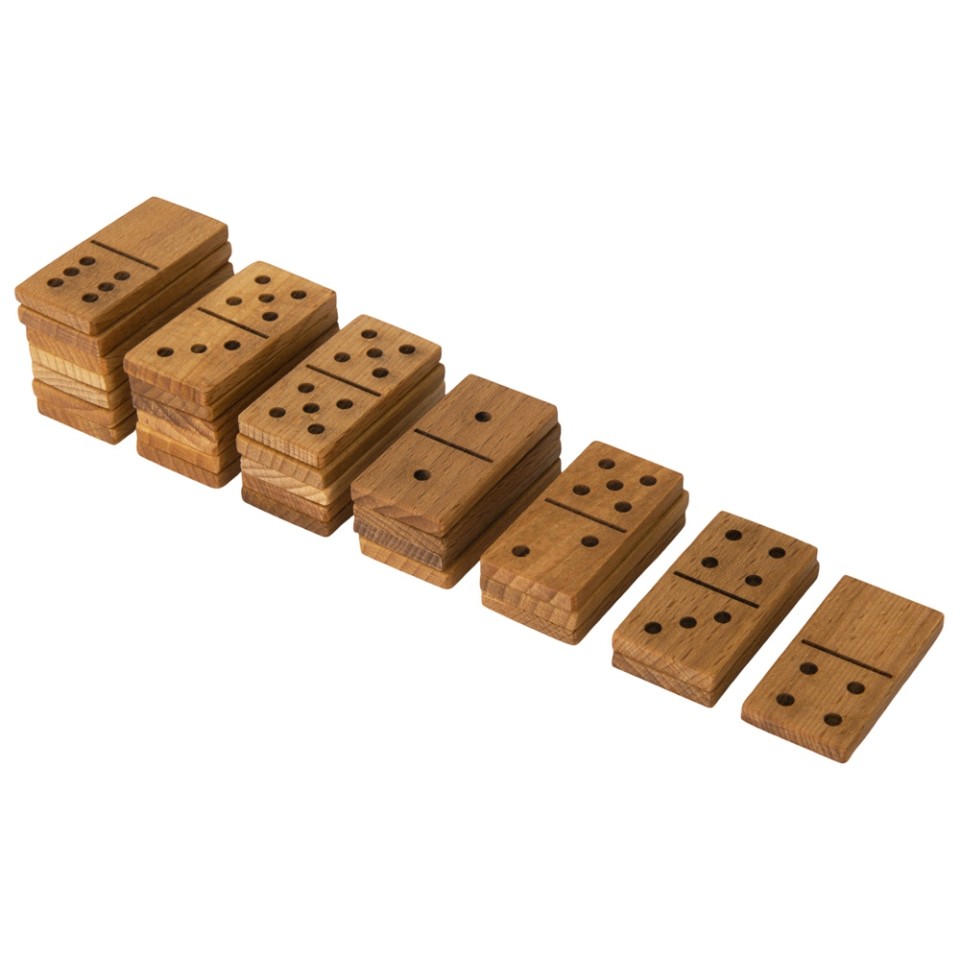 Игра «Домино» из массива бука