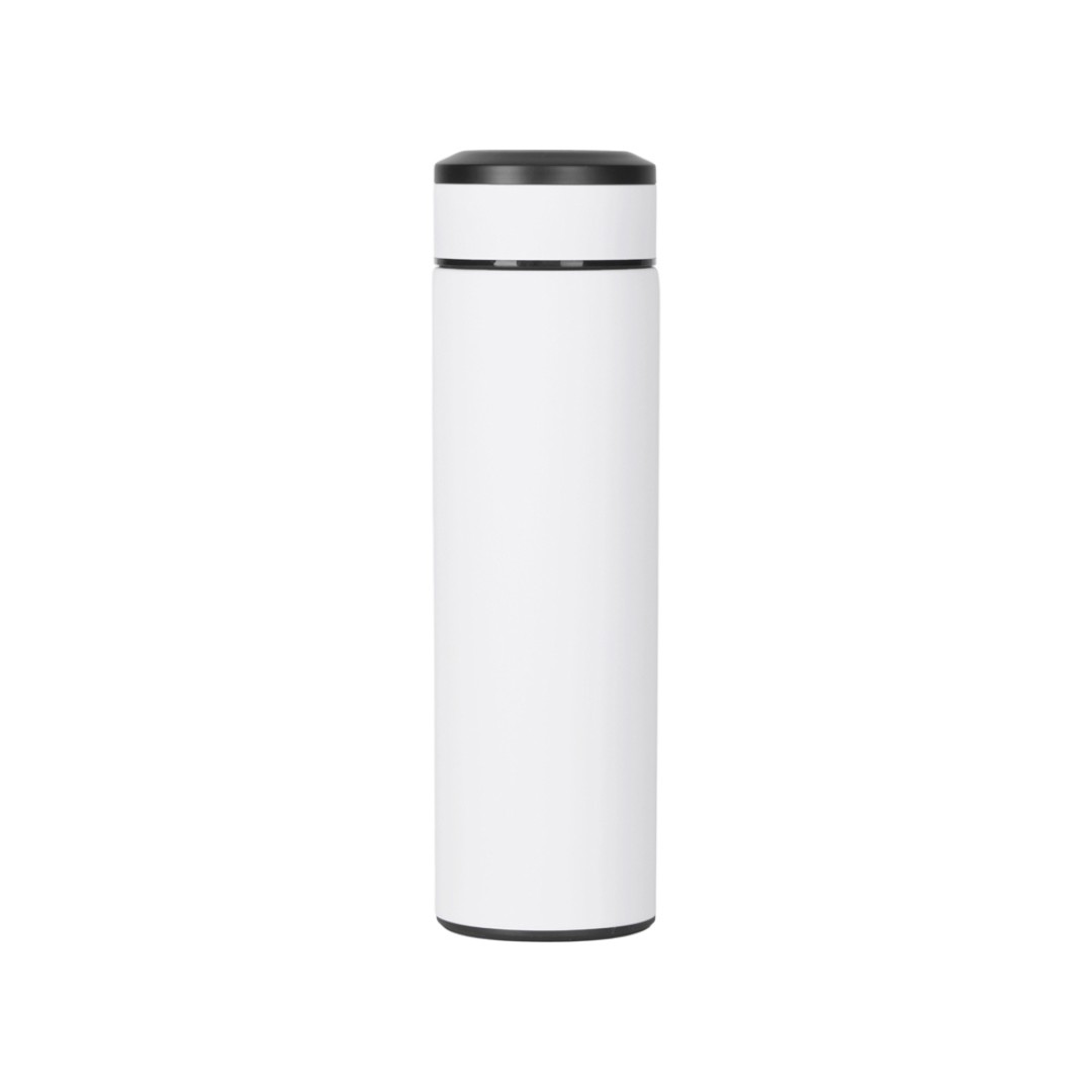 Вакуумный термос "Vacuum Flask C1", soft touch, 420мл, белый