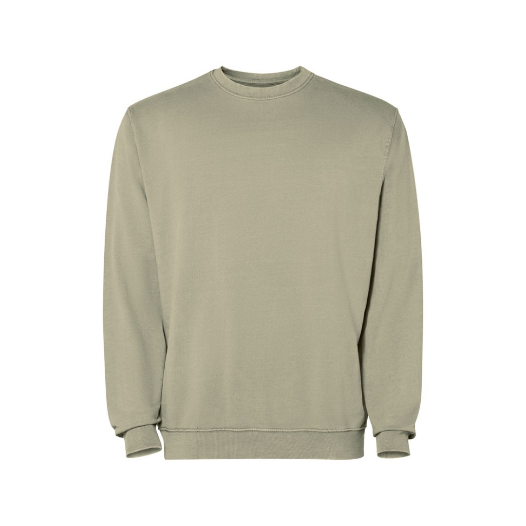 Свитшот «Jaya» унисекс, светлый хаки выстиранный