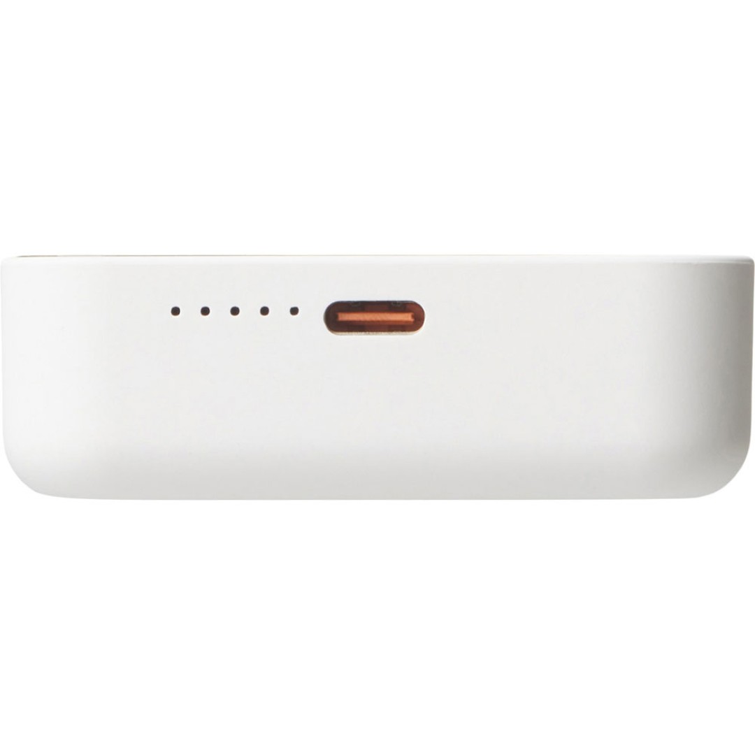 Беспроводной магнитный внешний аккумулятор с QC\PD «MagnifIQ», 10000 мАч, 15 Вт, белый