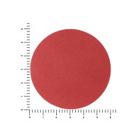 ПАТЧ КРУГ nubuk (красный) 6,0 х 6,0 см