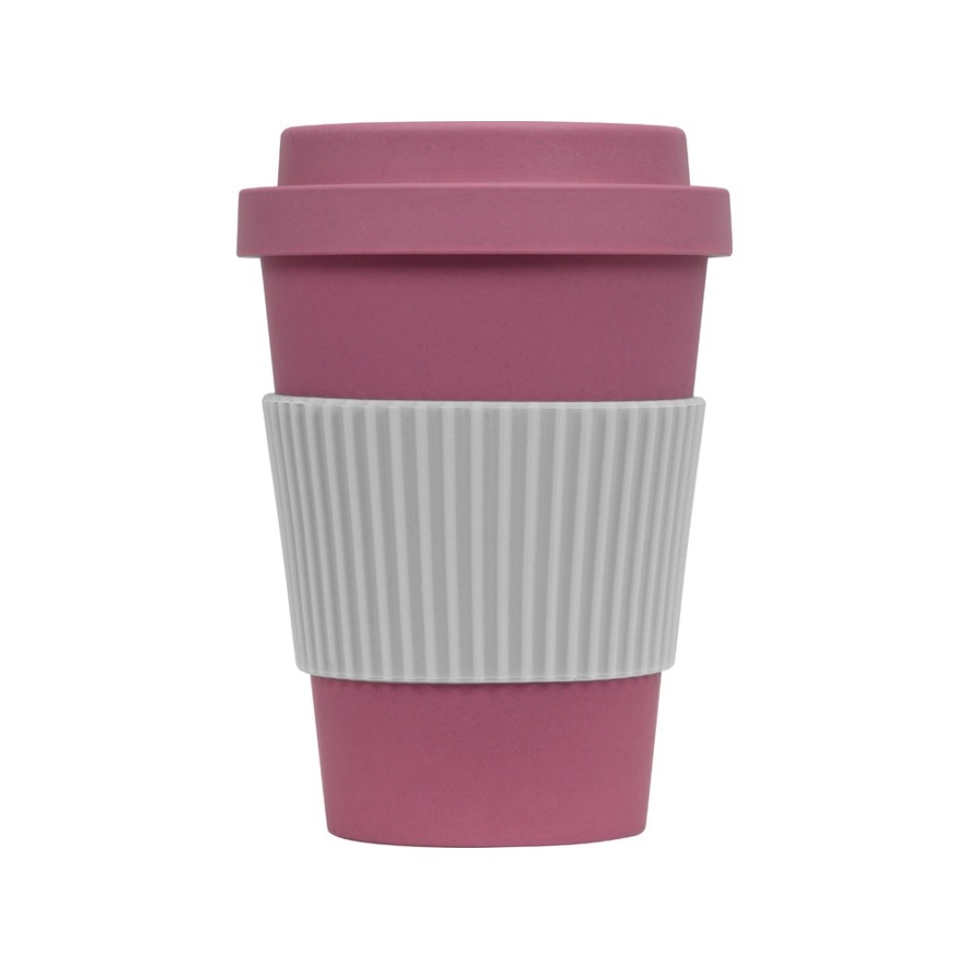 Термокружка "Muffin" из натуральных волокон, пыльно-розовый