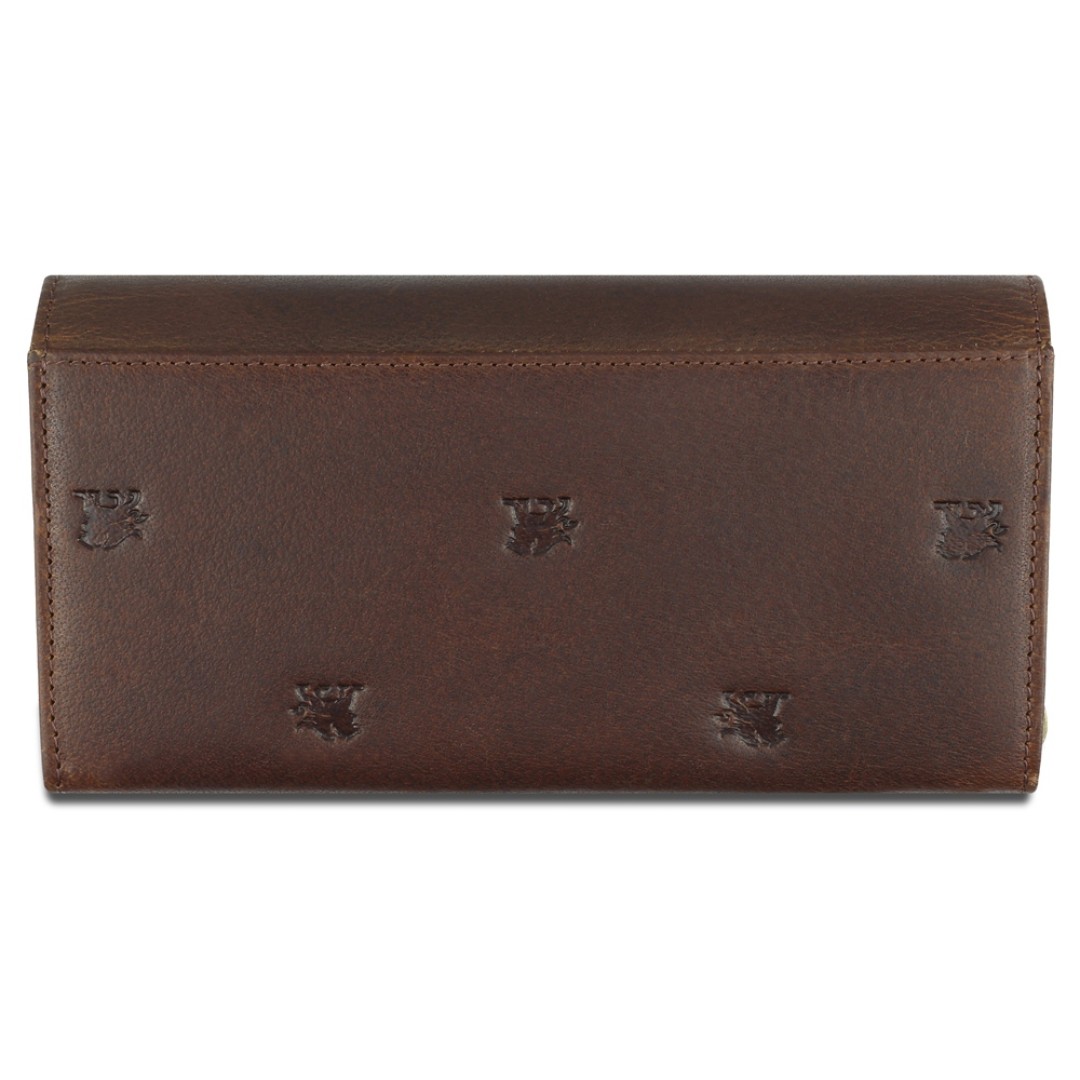 Кошелек Mano "Don Leon", натуральная кожа в коричневом цвете, 19 х 10 см