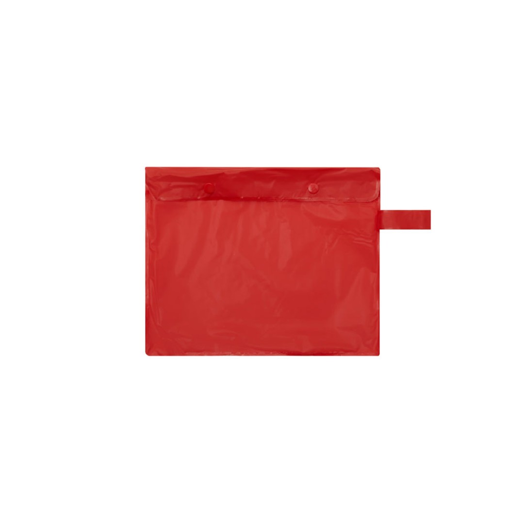 Пончо «Hawaii» c чехлом унисекс, красный