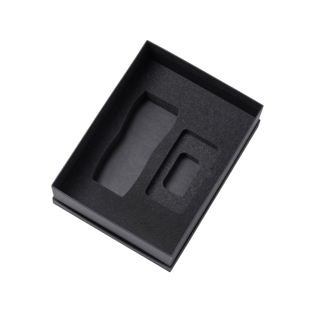 Подарочный набор c вакуумной термокружкой и повербанком С2, оранжевый