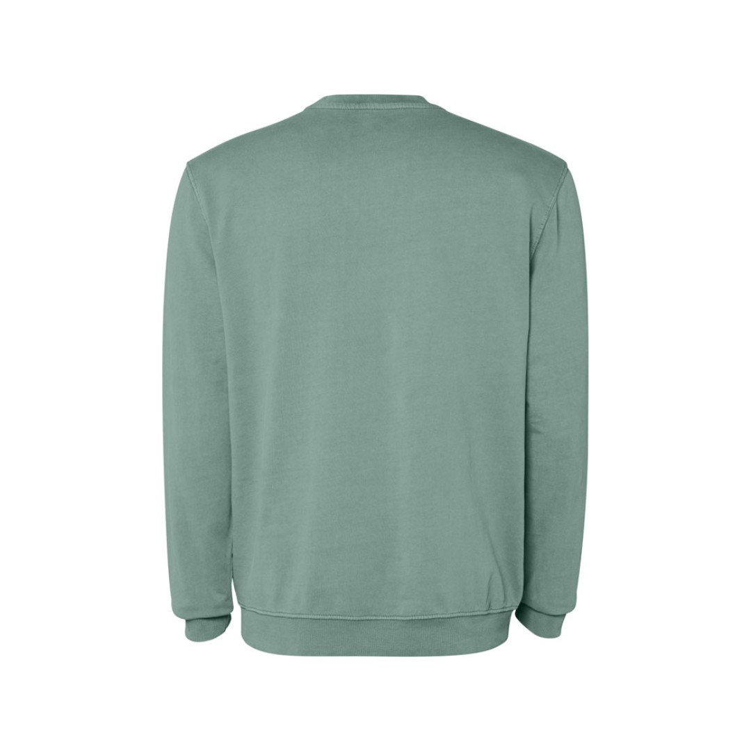 Свитшот «Jaya» унисекс, сине-зеленый выстиранный