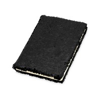 Блокнот с пайетками «Fashion», черный