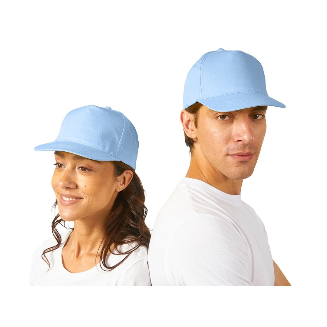 Бейсболка "Memphis" 5-ти панельная 165 гр, голубой