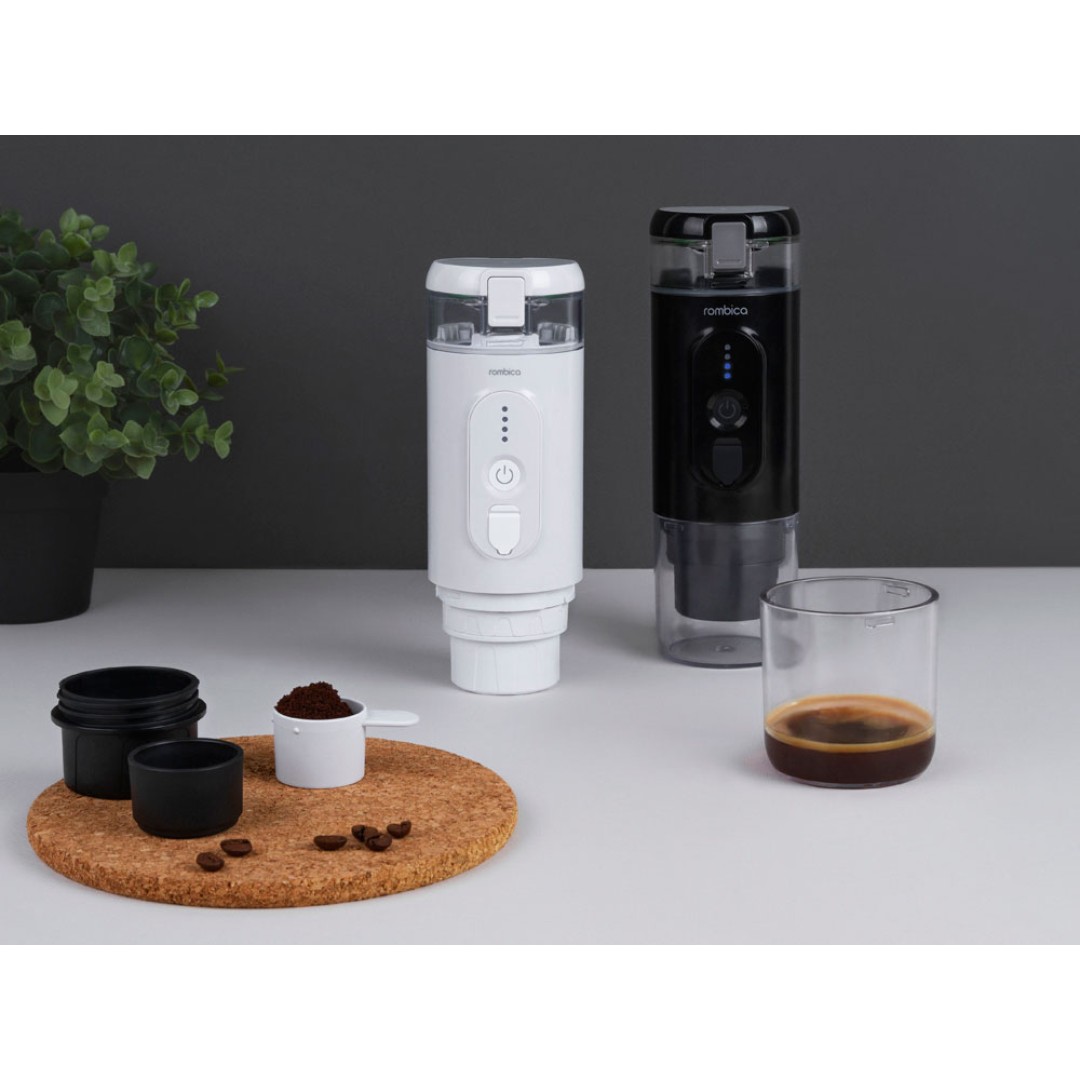 Портативная кофемашина Rombica Barista 2 Black с логотипом Rombica