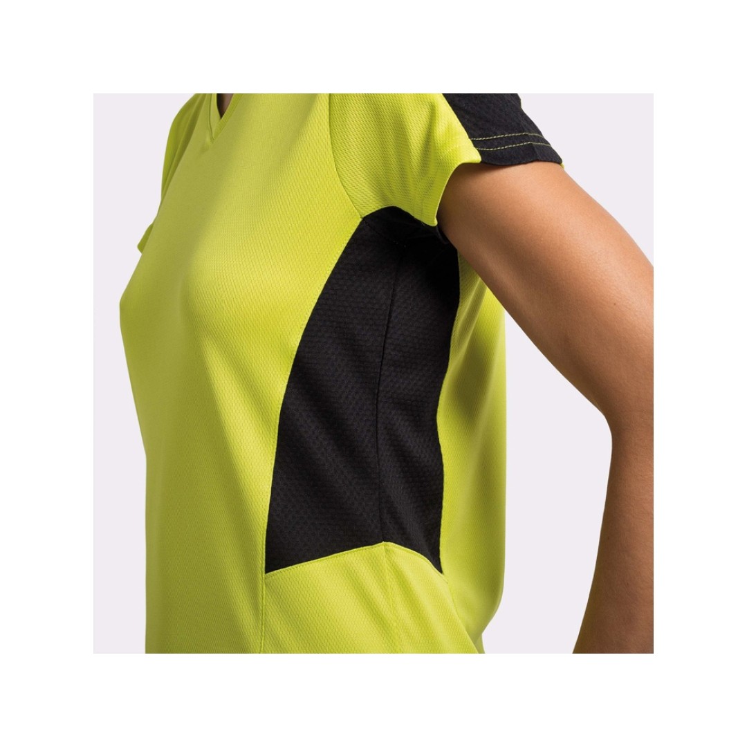 Футболка "Suzuka" женская, лаймовый пунш/черный