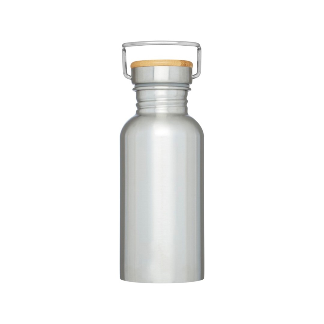 Спортивная бутылка Thor объемом 550 мл, серебристый