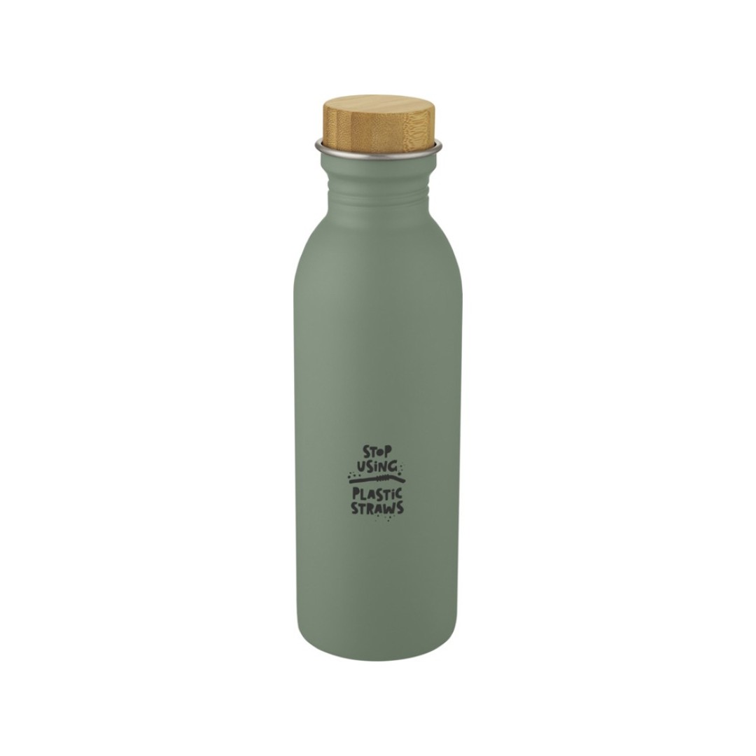 Kalix, спортивная бутылка из нержавеющей стали объемом 650 мл, зеленый яркий