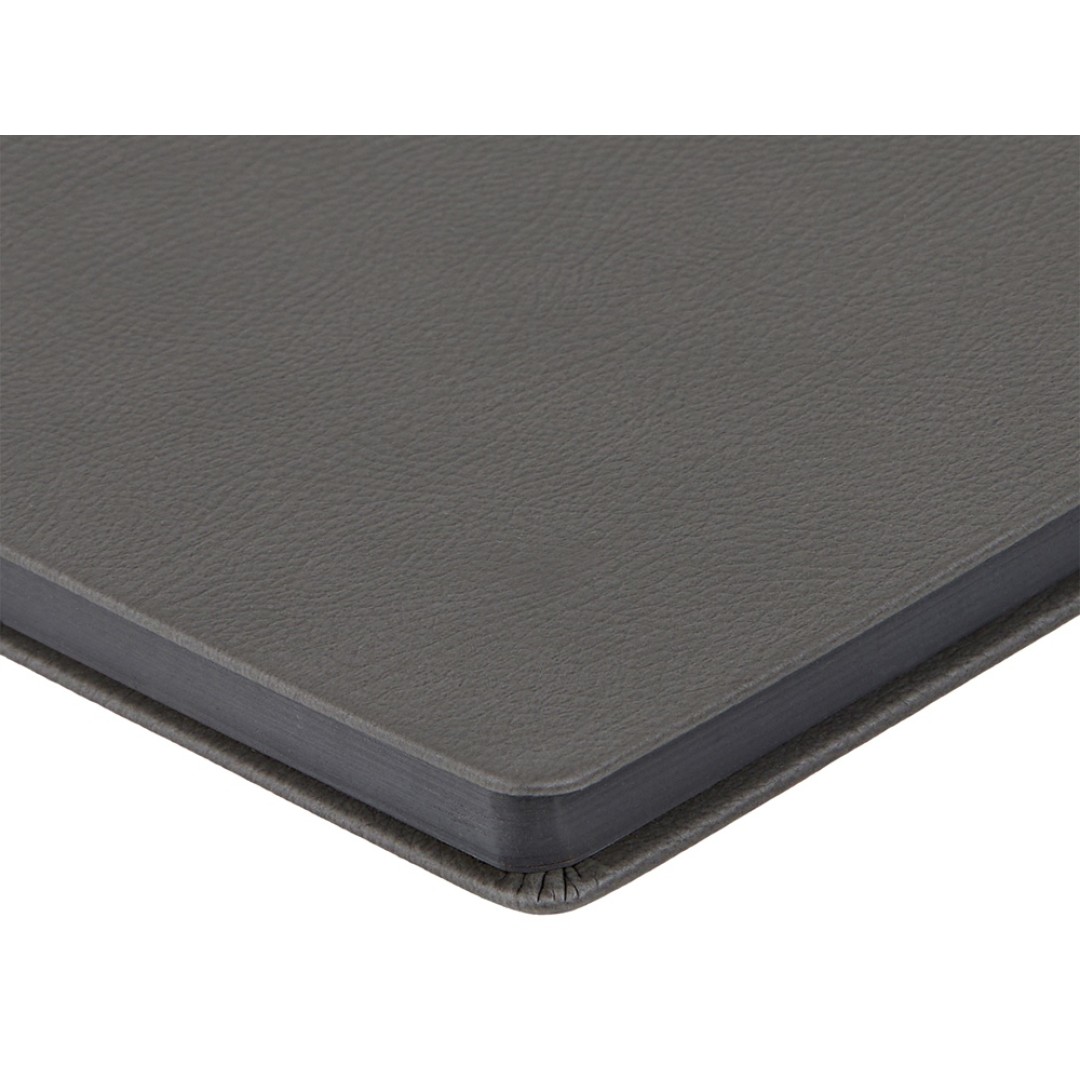 Ежедневник недатированный А5 "Megapolis Nappa", графитовый серый