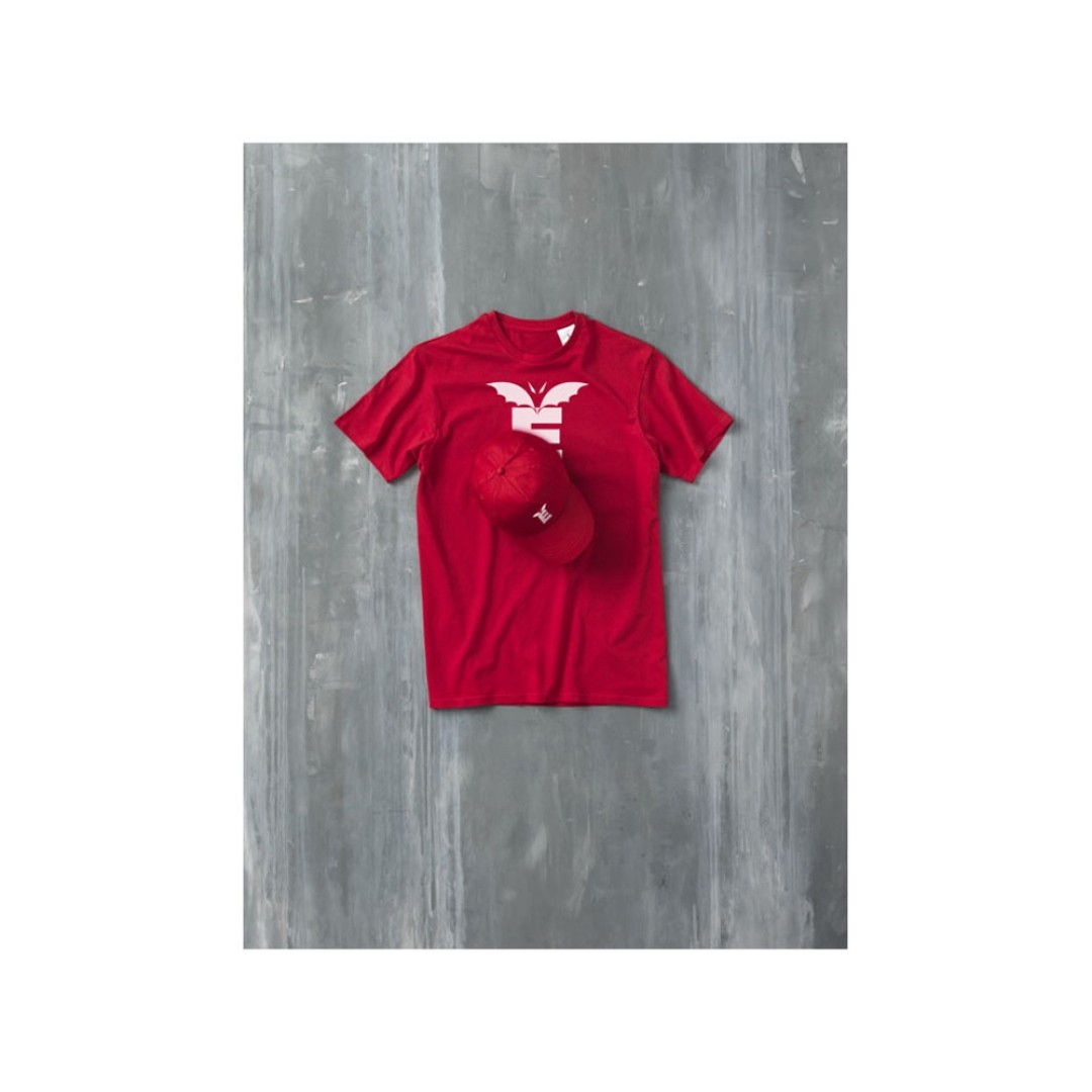 Мужская футболка Heros с коротким рукавом, красный