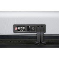 Чемодан на колесах Rover из материалов, переработанных согласно стандарту GRS, 40 л - Серебряный