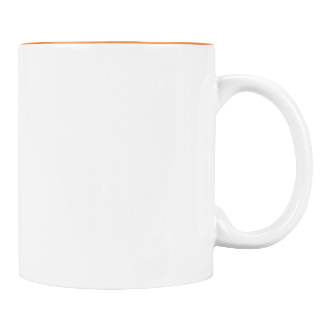 Кружка «Gain» 320мл, белый/оранжевый