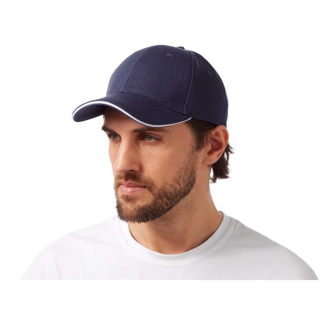 Бейсболка «Cancun», темно-синий/белый