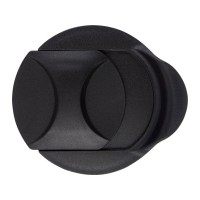 Фарфоровая кружка Pereira с бамбуковой внешней стенкой объемом 320 мл, черный глянцевый