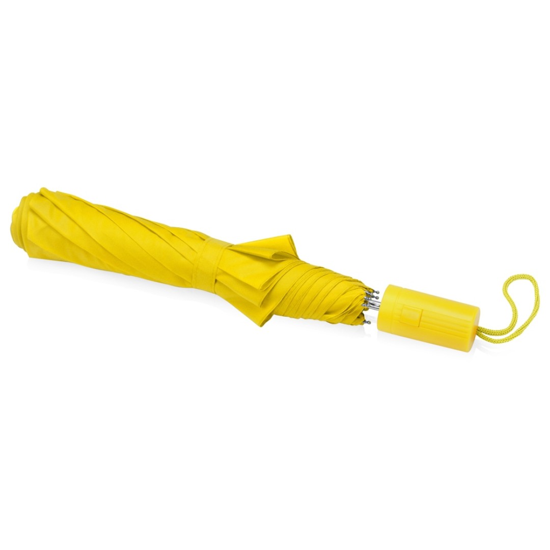 Зонт складной "Tulsa", полуавтоматический, 2 сложения, с чехлом, желтый