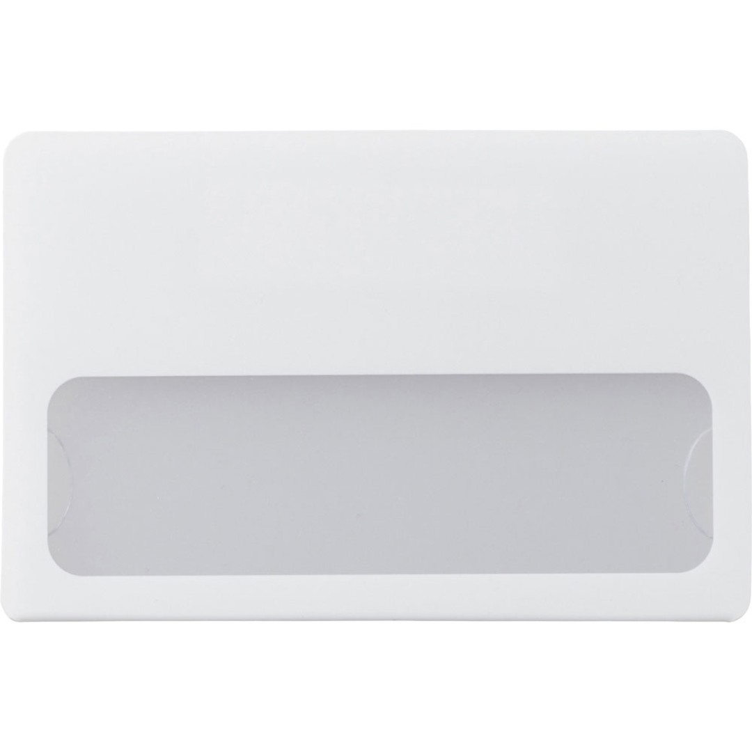 Бейдж с загибушкой(литой) 90х60мм, белый