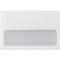 Бейдж с загибушкой(литой) 90х60мм, белый