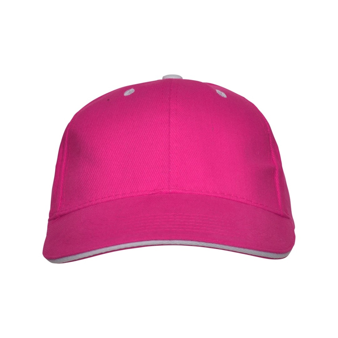 Бейсболка "Panel" унисекс, яркая фуксия
